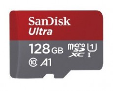 SanDisk SDSQUAR-128G-GN6MA MICROSD ULTRA KÁRTYA 128GB, 100MB/s CL10/UHS-I/A1 Memória kártya / Pendrive - SD / SDHC / SDXC kártya - 326818