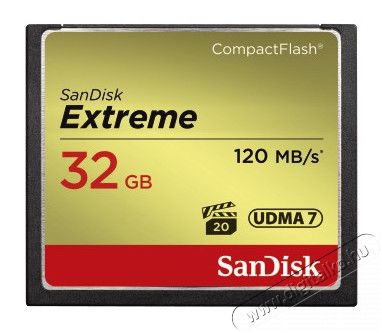 SanDisk CF 32GB Extreme - 124093 Memória kártya / Pendrive - Compact Flash (CF) kártya - 282978