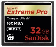 SanDisk CF 32GB Extreme Pro - 123843 Memória kártya / Pendrive - Compact Flash (CF) kártya - 273969