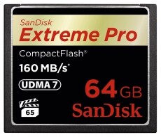 SanDisk CF 64GB Extreme Pro - 123844 Memória kártya / Pendrive - Compact Flash (CF) kártya - 273970