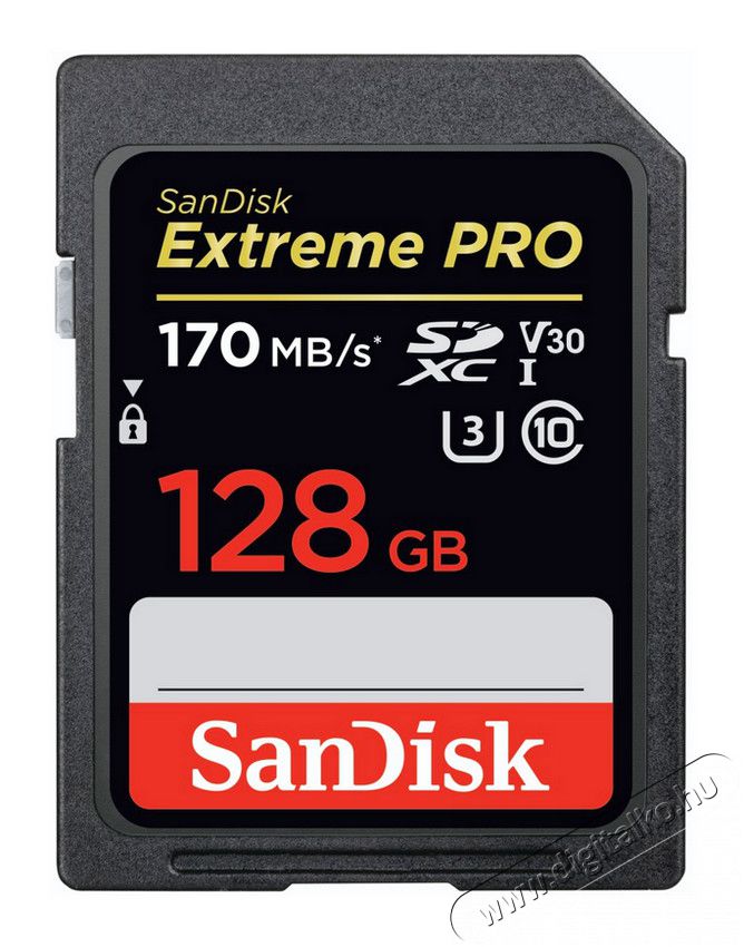 SanDisk SDSDXXY-128G-GN4IN Extreme PRO SDXC memóriakártya (183531) Memória kártya / Pendrive - SD / SDHC / SDXC kártya - 345289