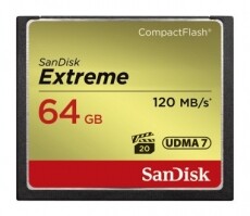 SanDisk CF 64GB Extreme - 124094 Memória kártya / Pendrive - Compact Flash (CF) kártya - 282979