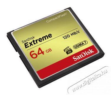 SanDisk CF 64GB Extreme - 124094 Memória kártya / Pendrive - Compact Flash (CF) kártya - 282979
