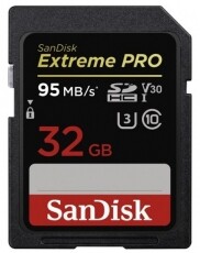 SanDisk SDHC Extreme Pro 32GB, 95MB/S, UHS-I, V30 - 173368 Memória kártya / Pendrive - SD / SDHC / SDXC kártya - 310598