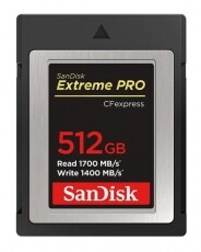 SanDisk 512GB Extreme Pro CFExpress (SDCFE-512G-GN4NN) memóriakártya (186487) Memória kártya / Pendrive - Compact Flash (CF) kártya - 359766