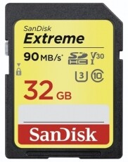 SanDisk SDHC Extreme kártya 32GB, 90MB/S, CL10, V30 - 173355 Memória kártya / Pendrive - SD / SDHC / SDXC kártya - 310596