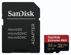 SanDisk 32GB microSD Extreme Pro CL10 UHS-I, V30, A1 100MB/s memóriakártya - 173427 Memória kártya / Pendrive - MicroSD / MicroSDHC kártya - 330700