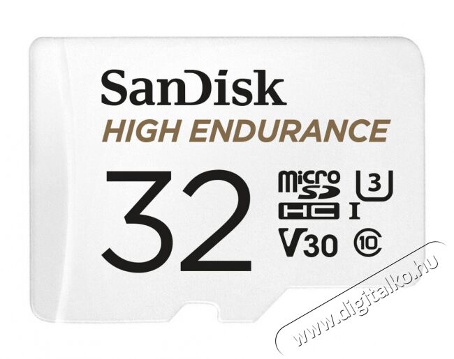 SanDisk 32GB SDHC High Endurance 100MB/S - 183565 Memória kártya / Pendrive - MicroSD / MicroSDHC kártya - 349915