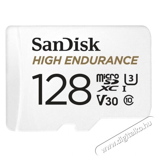 SanDisk 128GB MicroSDXC High Endurance CL10/U3/V30 (SDSQQNR-128G-GN6IA) memória kártya Memória kártya / Pendrive - MicroSD / MicroSDHC kártya - 349916