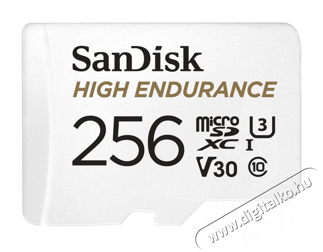 SanDisk 256GB micro SDXC High Endurance 100MB/S - 183568 Memória kártya / Pendrive - MicroSD / MicroSDHC kártya - 349917