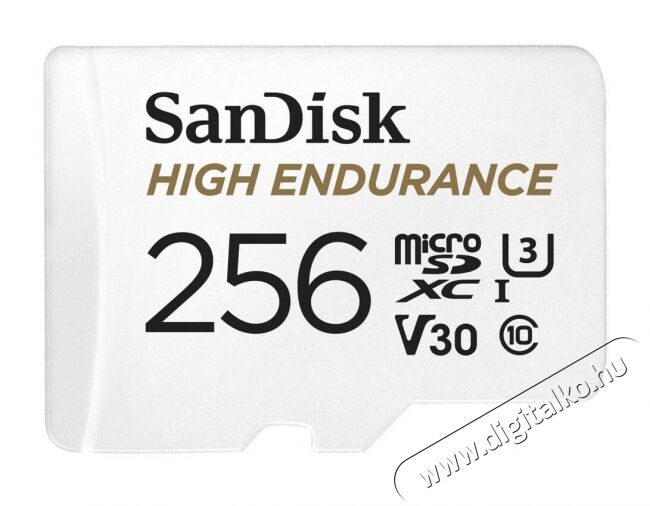 SanDisk 256GB micro SDXC High Endurance 100MB/S - 183568 Memória kártya / Pendrive - MicroSD / MicroSDHC kártya - 349917