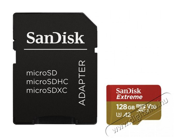 SanDisk SDSQXA1-400G-GN6MA microSDXC Mobile Extreme memóriakártya + adapter Memória kártya / Pendrive - MicroSD / MicroSDHC kártya - 345286