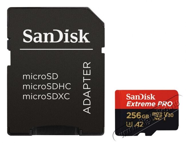 SanDisk SDSQXCZ-256G-GN6MA MICROSD EXTREME PRO KÁRTYA 256GB, 170MB/s , A2 C10 V30 UHS-I U3 Memória kártya / Pendrive - MicroSD / MicroSDHC kártya - 345298