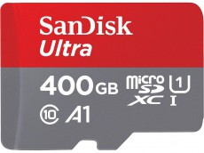 SanDisk microSD Ultra android kártya 400GB 120MB/s  A1 Class 10 UHS-I (186508) Memória kártya / Pendrive - MicroSD / MicroSDHC kártya - 371018