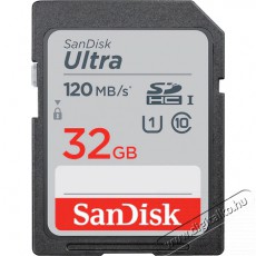 SanDisk 32GB SD (SDHC Class 10 UHS-I) Ultra memória kártya Memória kártya / Pendrive - SD / SDHC / SDXC kártya - 386263