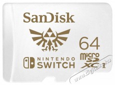 SanDisk 64GB SD micro (SDXC Class 10 UHS-I U3) Nintendo Switch memória kártya Memória kártya / Pendrive - SD / SDHC / SDXC kártya - 386197