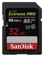 SanDisk SDHC EXTREME PRO KÁRTYA 32GB, 100/90 MB/s , UHS-I, Class 10, U3, V30 (121594) Memória kártya / Pendrive - SD / SDHC / SDXC kártya - 399266