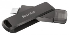 SanDisk 64GB USB C/Apple Lightning iXPAND LUXE Fekete (186552) Flash Drive - Memória kártya / Pendrive - Pendrive - 420628