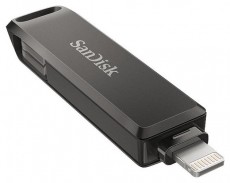 SanDisk 64GB USB C/Apple Lightning iXPAND LUXE Fekete (186552) Flash Drive Mem&oacute;ria k&aacute;rtya / Pendrive - Pendrive - 420628