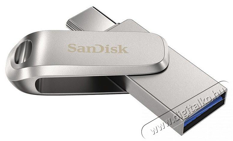SanDisk 512GB USB3.1Type-C Dual Drive Luxe Ezüst 186466 Memória kártya / Pendrive - Pendrive - 493192