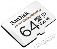 SanDisk 64GB MicroSDXC High Endurance CL10/U3/V30 (SDSQQNR-064G) memória kártya Memória kártya / Pendrive - MicroSD / MicroSDHC kártya - 349918