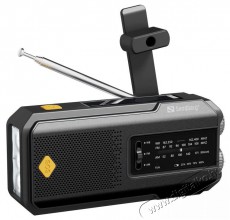 SANDBERG Surviovor All-in-1 Multifunkciós rádió, FM/AM, 2000 mAh, fekete Audio-Video / Hifi / Multimédia - Hordozható CD / DVD / Multimédia készülék - Hordozható CD / Multimédia rádiómagnó / Boombox - 525919