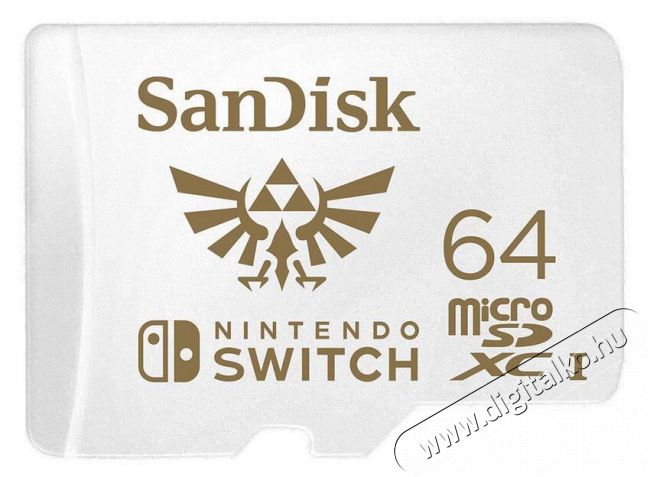 SanDisk microSDXC Nintendo Switch memóriakártya 64GB - 183551 Memória kártya / Pendrive - SD / SDHC / SDXC kártya - 371023