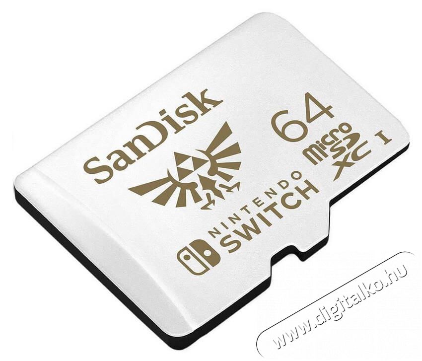 SanDisk microSDXC Nintendo Switch memóriakártya 64GB - 183551 Memória kártya / Pendrive - SD / SDHC / SDXC kártya - 371023