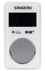 Sangean DPR-34 DAB+ / FM szintézeres zsebrádió - FEHÉR Audio-Video / Hifi / Multimédia - Rádió / órás rádió - Hordozható, zseb-, táska rádió - 259250