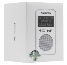 Sangean DPR-34 DAB+ / FM szintézeres zsebrádió - FEHÉR Audio-Video / Hifi / Multimédia - Rádió / órás rádió - Hordozható, zseb-, táska rádió - 259250