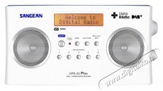 Sangean DPR-25+ hordozható DAB+ / FM-RDS rádió Audio-Video / Hifi / Multimédia - Rádió / órás rádió - Hordozható, zseb-, táska rádió - 259249