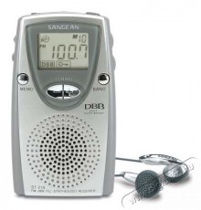 Sangean DT-210 AM/FM sztereó digitális zsebrádió Audio-Video / Hifi / Multimédia - Rádió / órás rádió - Hordozható, zseb-, táska rádió - 259262