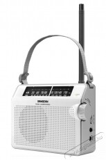 Sangean PR-D6 AM/FM hordozható táskarádió - fehér Audio-Video / Hifi / Multimédia - Rádió / órás rádió - Hordozható, zseb-, táska rádió - 259280