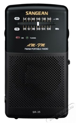 Sangean SR-35 analóg AM / FM zsebrádió Audio-Video / Hifi / Multimédia - Rádió / órás rádió - Hordozható, zseb-, táska rádió - 259295