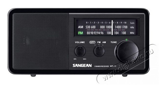 Sangean WR-11 asztali rádió - fekete Audio-Video / Hifi / Multimédia - Rádió / órás rádió - Asztali rádió - 259305