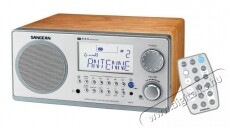Sangean WR-2 Walnut-Silver szintézeres asztali rádió Audio-Video / Hifi / Multimédia - Rádió / órás rádió - Asztali rádió - 259313
