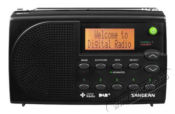 Sangean DPR-65 BASIC BLACK DAB+ / FM-RDS hordozható digitális rádióvevő Audio-Video / Hifi / Multimédia - Rádió / órás rádió - Hordozható, zseb-, táska rádió - 285380