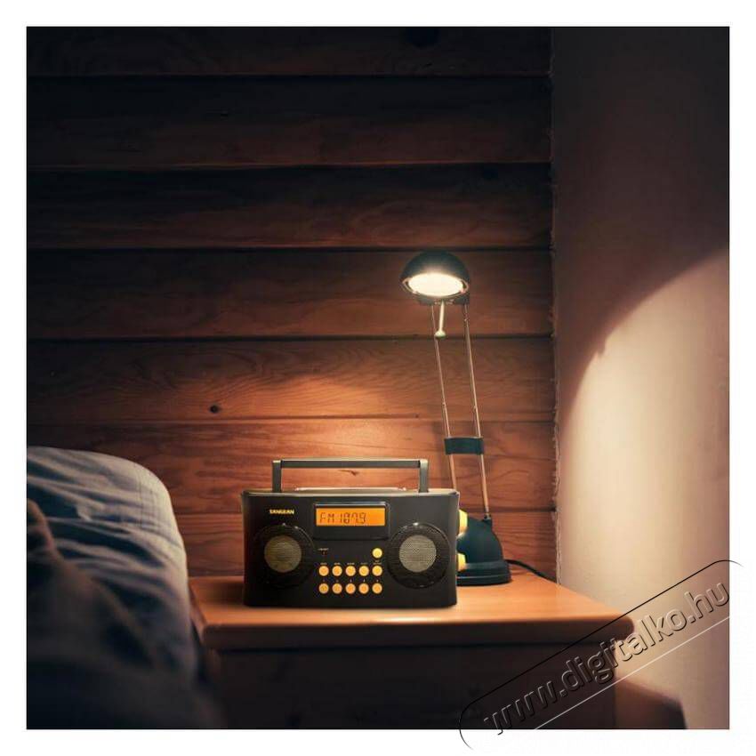 Sangean PR-D17 (Vocal 170) AM/FM hordozható táskarádió látássérült embereknek Audio-Video / Hifi / Multimédia - Rádió / órás rádió - Hordozható, zseb-, táska rádió - 358619
