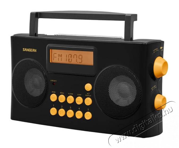 Sangean PR-D17 (Vocal 170) AM/FM hordozható táskarádió látássérült embereknek Audio-Video / Hifi / Multimédia - Rádió / órás rádió - Hordozható, zseb-, táska rádió - 358619