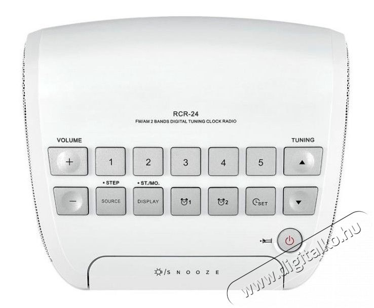 Sangean RCR-24 FM / AM / Aux-in ébresztősrádió Audio-Video / Hifi / Multimédia - Rádió / órás rádió - Ébresztőórás rádió - 298271
