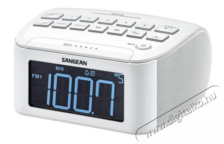 Sangean RCR-24 FM / AM / Aux-in ébresztősrádió Audio-Video / Hifi / Multimédia - Rádió / órás rádió - Ébresztőórás rádió - 298271
