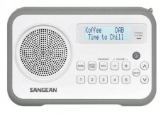 Sangean DPR-67 DAB+ / FM-RDS Digitális rádióvevő - fehér/szürke Audio-Video / Hifi / Multimédia - Rádió / órás rádió - Hordozható, zseb-, táska rádió - 285378