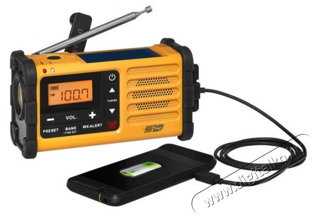 Sangean MMR-88 AM/FM dinamós-napelemes vészhelyzet rádió Audio-Video / Hifi / Multimédia - Rádió / órás rádió - Hordozható, zseb-, táska rádió - 289256