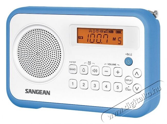 Sangean PR-D18 FM/AM Hordozható rádió - kék Audio-Video / Hifi / Multimédia - Rádió / órás rádió - Hordozható, zseb-, táska rádió - 274522