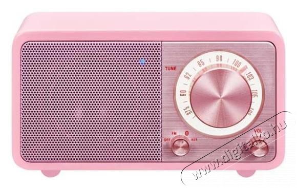 Sangean WR-7 Genuine Mini Bluetooth FM rádió (pink) Audio-Video / Hifi / Multimédia - Rádió / órás rádió - Munka és szabadidő rádió