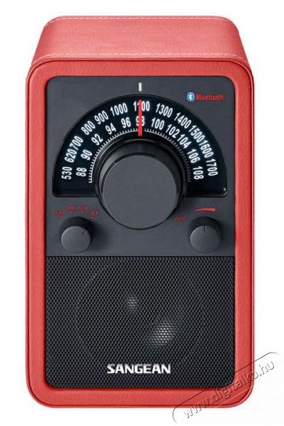 Sangean WR-15 BT FM / AM / Bluetooth fa dobozos asztali rádió - piros Audio-Video / Hifi / Multimédia - Rádió / órás rádió - Asztali rádió - 286448