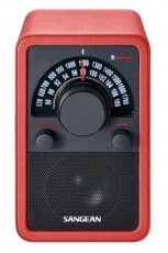 Sangean WR-15 BT FM / AM / Bluetooth fa dobozos asztali rádió - piros Audio-Video / Hifi / Multimédia - Rádió / órás rádió - Asztali rádió - 286448