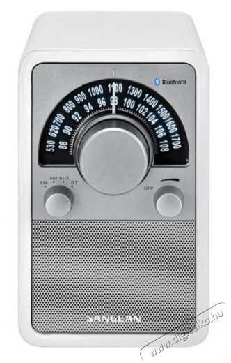 Sangean WR-15 BT FM / AM / Bluetooth fa dobozos asztali rádió - fehér Audio-Video / Hifi / Multimédia - Rádió / órás rádió - Asztali rádió - 286446