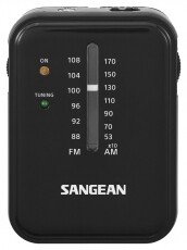 Sangean SR-32 B FM / AM hordozható zsebrádió - fekete Audio-Video / Hifi / Multimédia - Rádió / órás rádió - Hordozható, zseb-, táska rádió - 363623