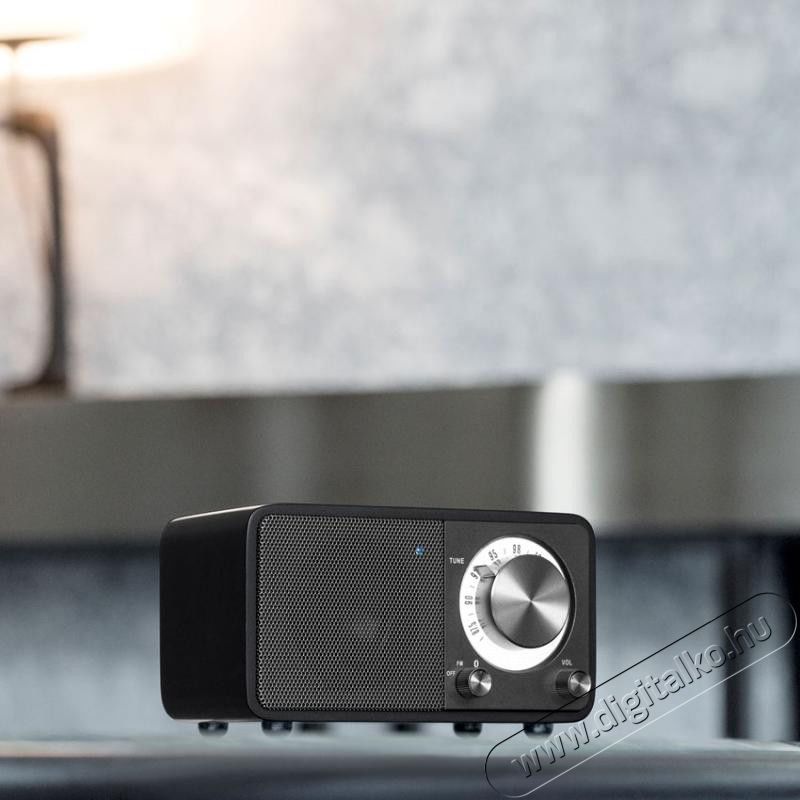 Sangean WR-7 Genuine Mini Bluetooth FM rádió (fekete) Audio-Video / Hifi / Multimédia - Rádió / órás rádió - Asztali rádió - 345340